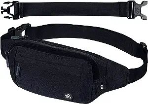 WATERFLY Fanny Pack Waist Bag: Small Hip Pouch Bum Bag Fannie Pack Phanny Fannypack Waistpack Bum... | Amazon (US)