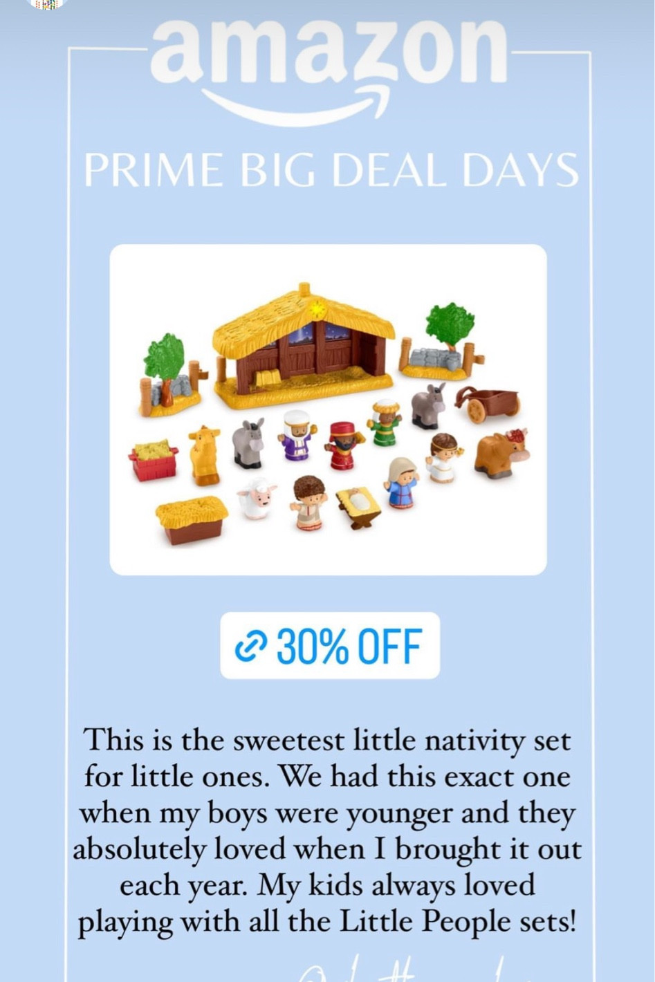 Fisher price nativity set
