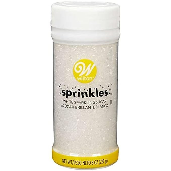 Wilton White Sparkling Sugar, 8 oz. | Amazon (US)