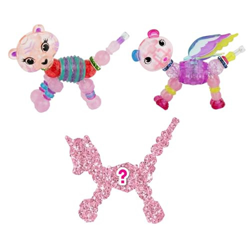 Twisty Petz 3-Pack Jewely Tiger & Cotton Honey Bear - Includes 3 Collectible Petz: 2 You See,1 Surprise! Adorable, collectible petz transform into friendship bracelets, necklace & accessories Girls 6+ | Amazon (US)