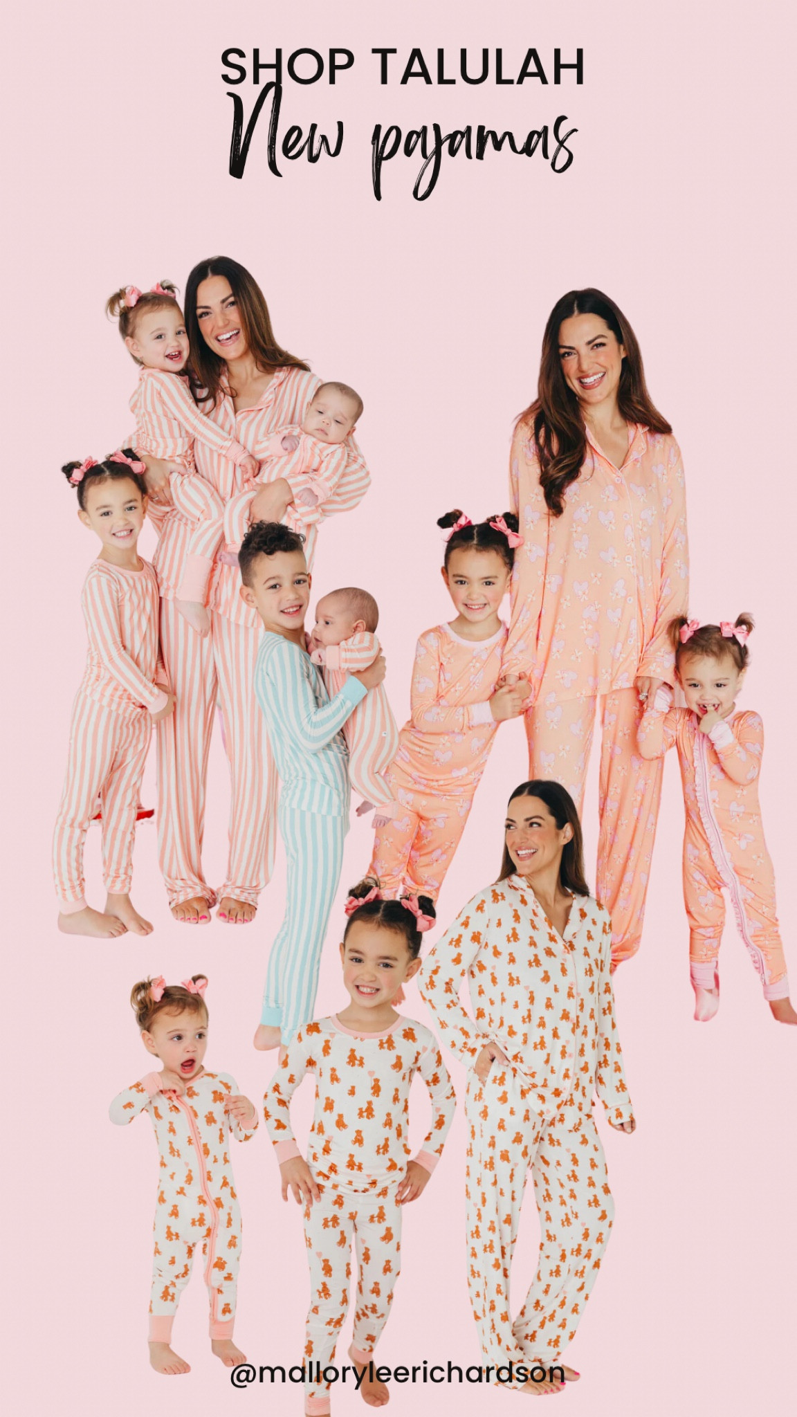 Shop Talulah just launched their new pajamas and the prints are so cute but the fabric is EVEN better! Love the teddy bear print! Kids pajamas and adult pajamas 

#LTKFamily #LTKStyleTip #LTKSeasonal