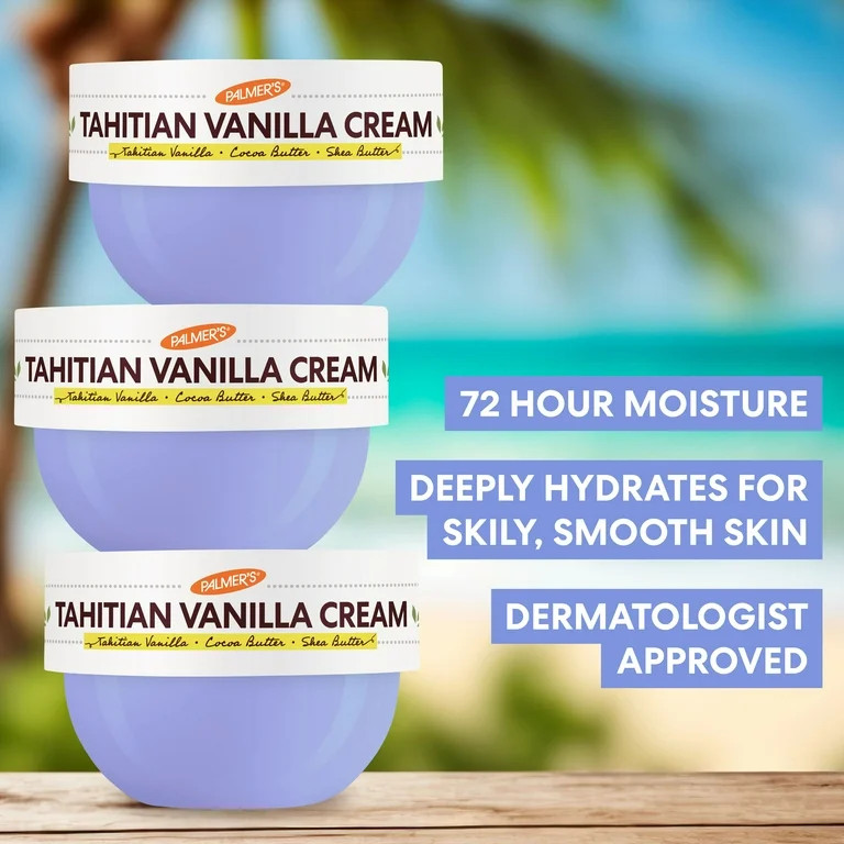 Palmer's Tahitian Vanilla Moisture Drenching Body Cream Hydrates and Protects Skin 8.8 oz | Walmart (US)