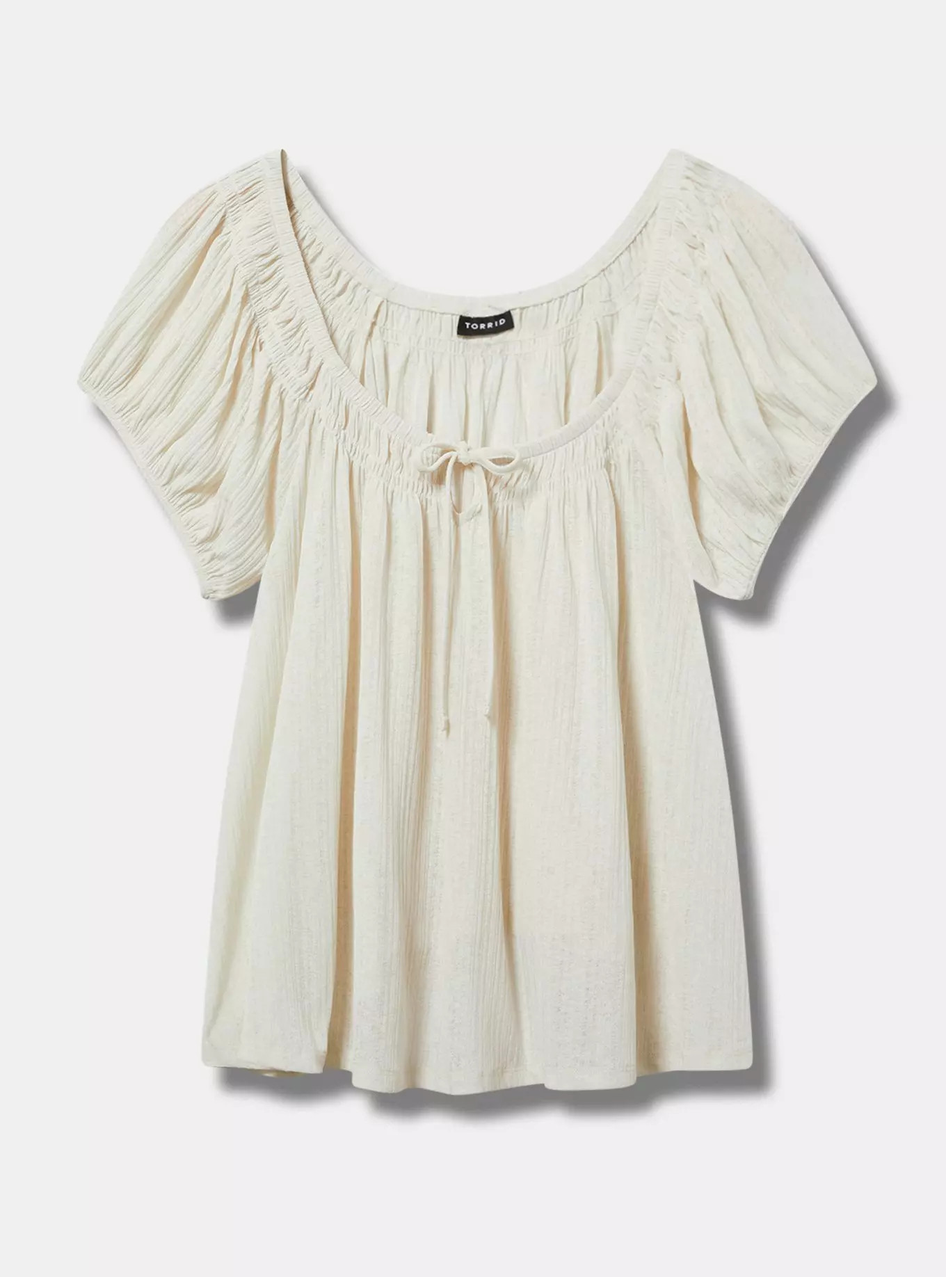 Cap Sleeve Peasant Top | Torrid (US & Canada)