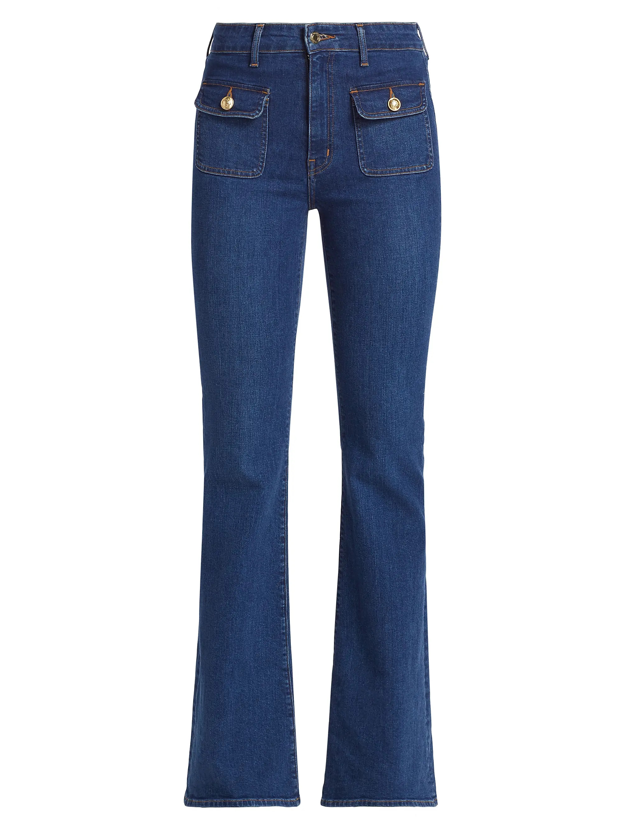 Brandi Patch Pocket Flare Jeans | Saks Fifth Avenue