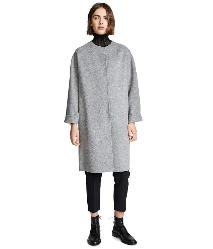 Theory Women's Rounded Coat | Zappos