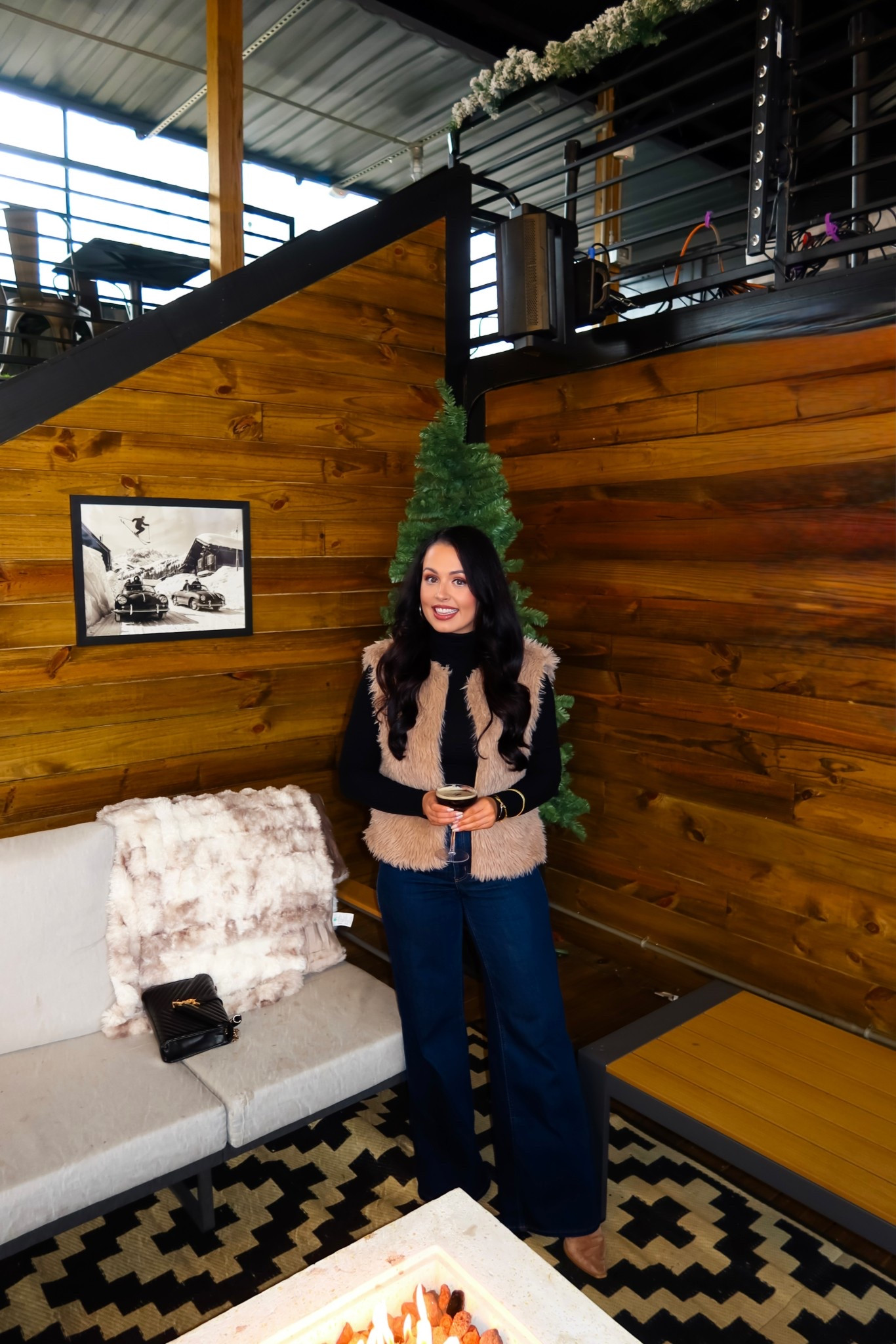 Under $20 Amazon fur vest (medium), the best wide leg denim under $50, suede booties and under $20 ribbed black turtleneck bodysuit (small) #founditonamazon 

#LTKSaleAlert #LTKmomlife #LTKootd