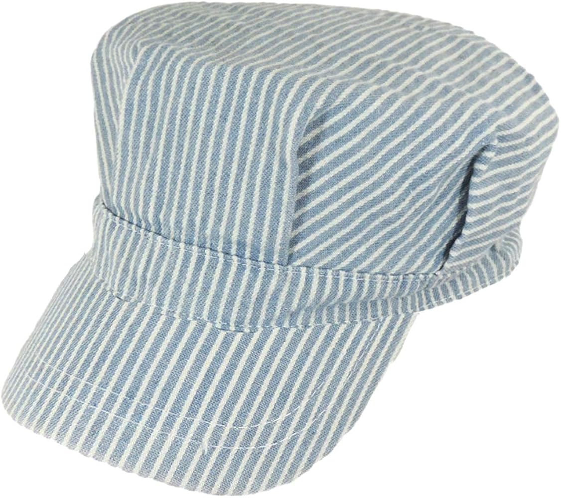 NOVELTY GIANT WWW.NOVELTYGIANT.COM Blue Striped Child Train Engineer Hat Toddler Size Adjustable | Amazon (US)