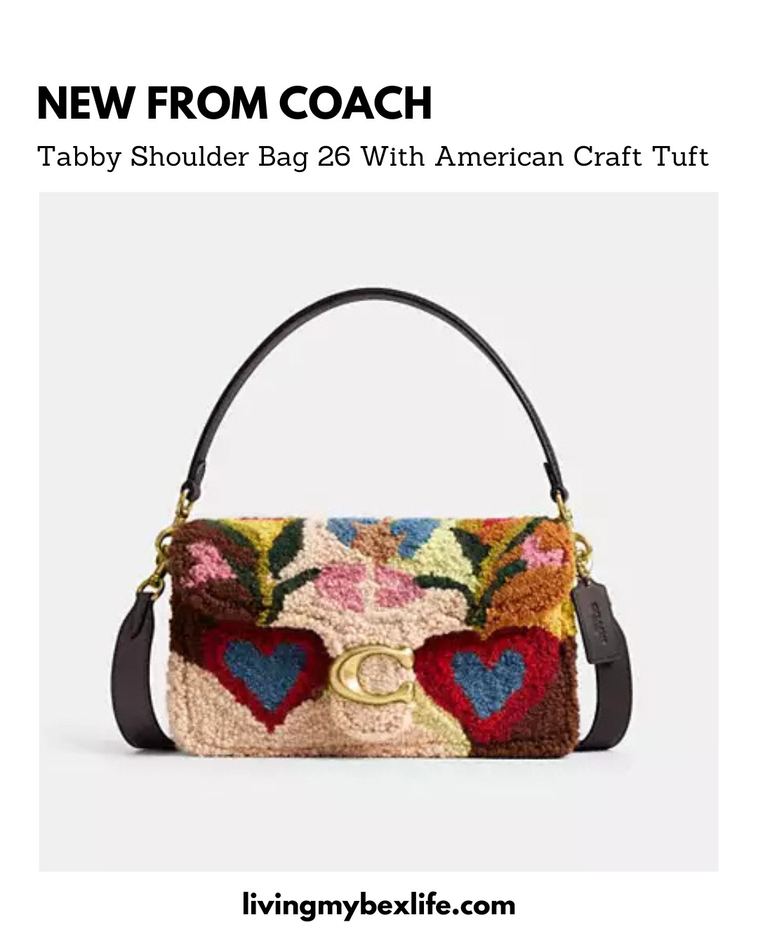 Tabby Shoulder Bag 26 With American Craft Tuft | , coach purse, coach bag, luxury purse, luxury bag 

 #LTKItBag #LTKgrwm #LTKootd #LTKmomlife