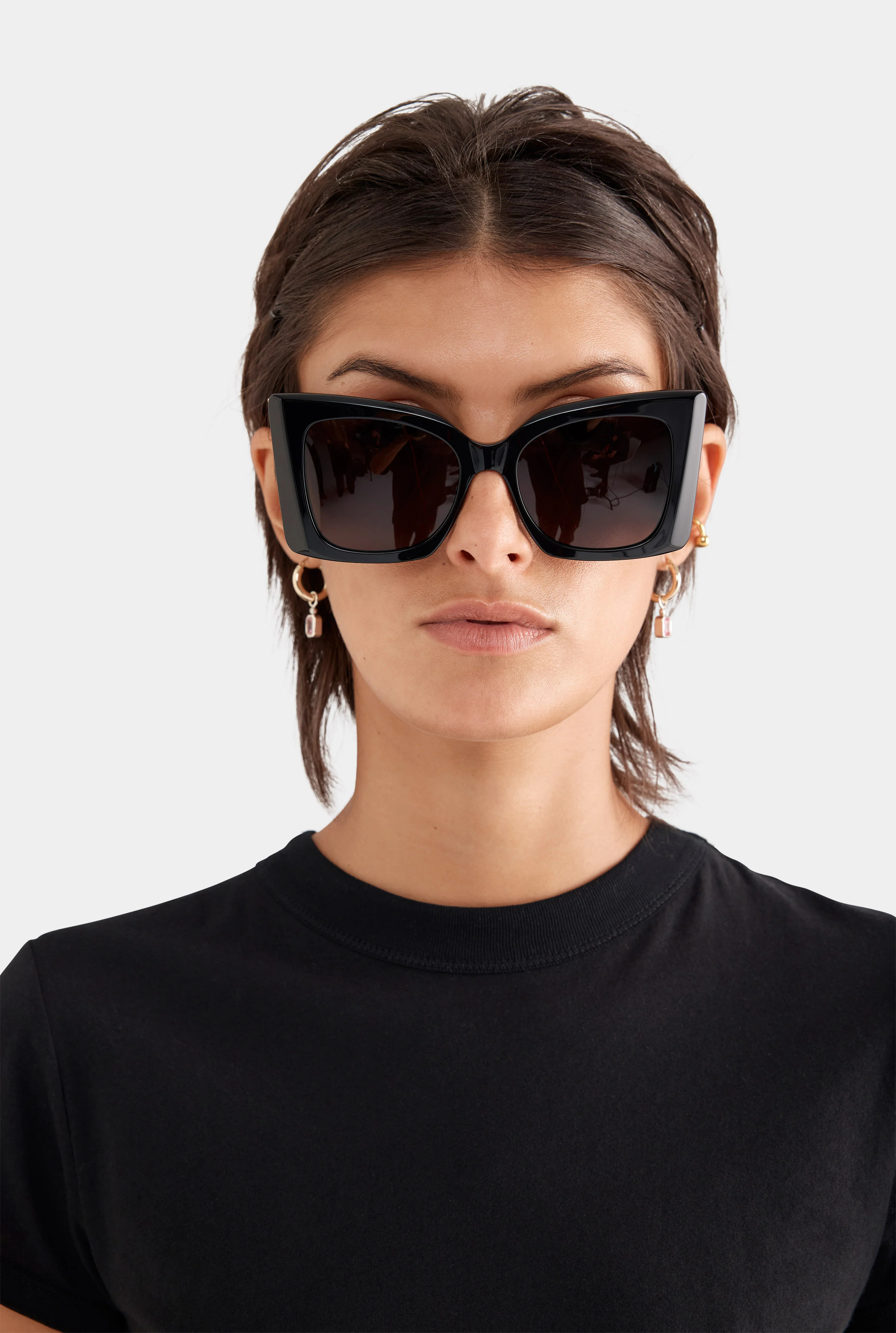 Womens Lightweight Cotton Baby Tee in Black | Venroy | Venroy AU