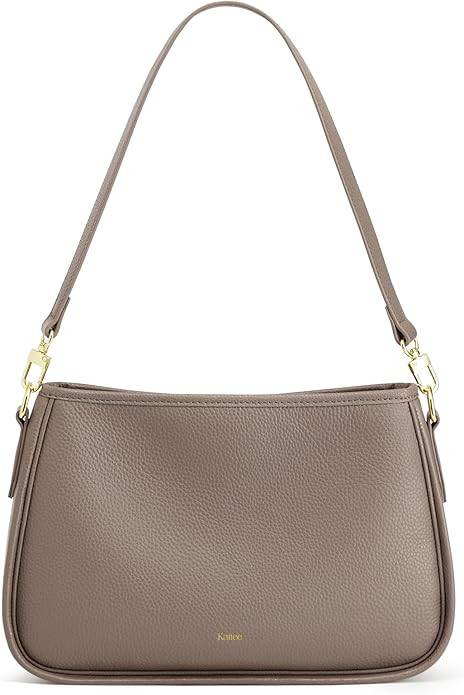 Kattee Shoulder Purse for Women, Medium Leather Crossbody Bag Trendy, Hanbags Purses, Small Hobo ... | Amazon (US)