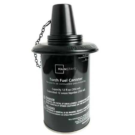 Mainstays Replacement Torch Fuel Canister and Fiberglass Wick, 12fl oz | Walmart (US)