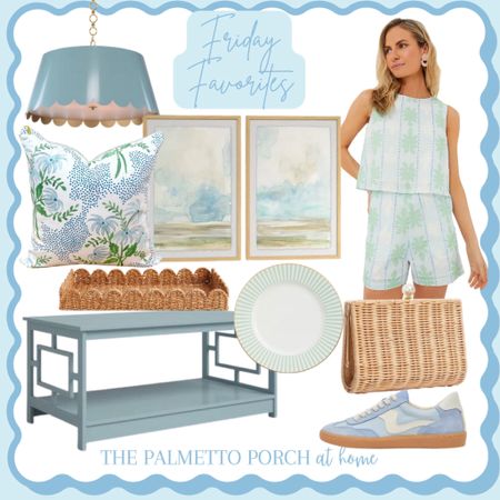 Classic coastal green blue home decor and resort wear | Serena & lily inspired | throw pillows | blue lighting 

#LTKhome #LTKstyletip