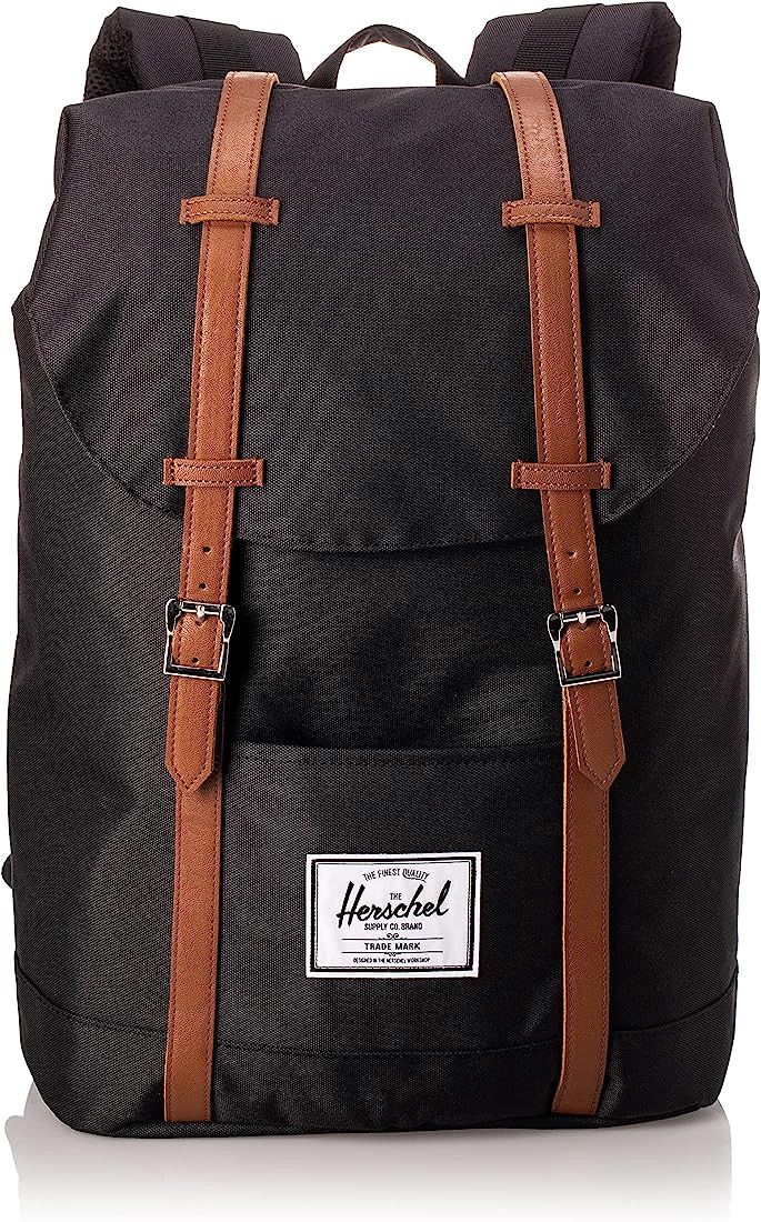 Herschel Retreat Backpack, Black, Classic 19.5L | Amazon (US)
