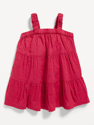 Sleeveless Tiered Clip-Dot Swing Dress for Baby | Old Navy (US)