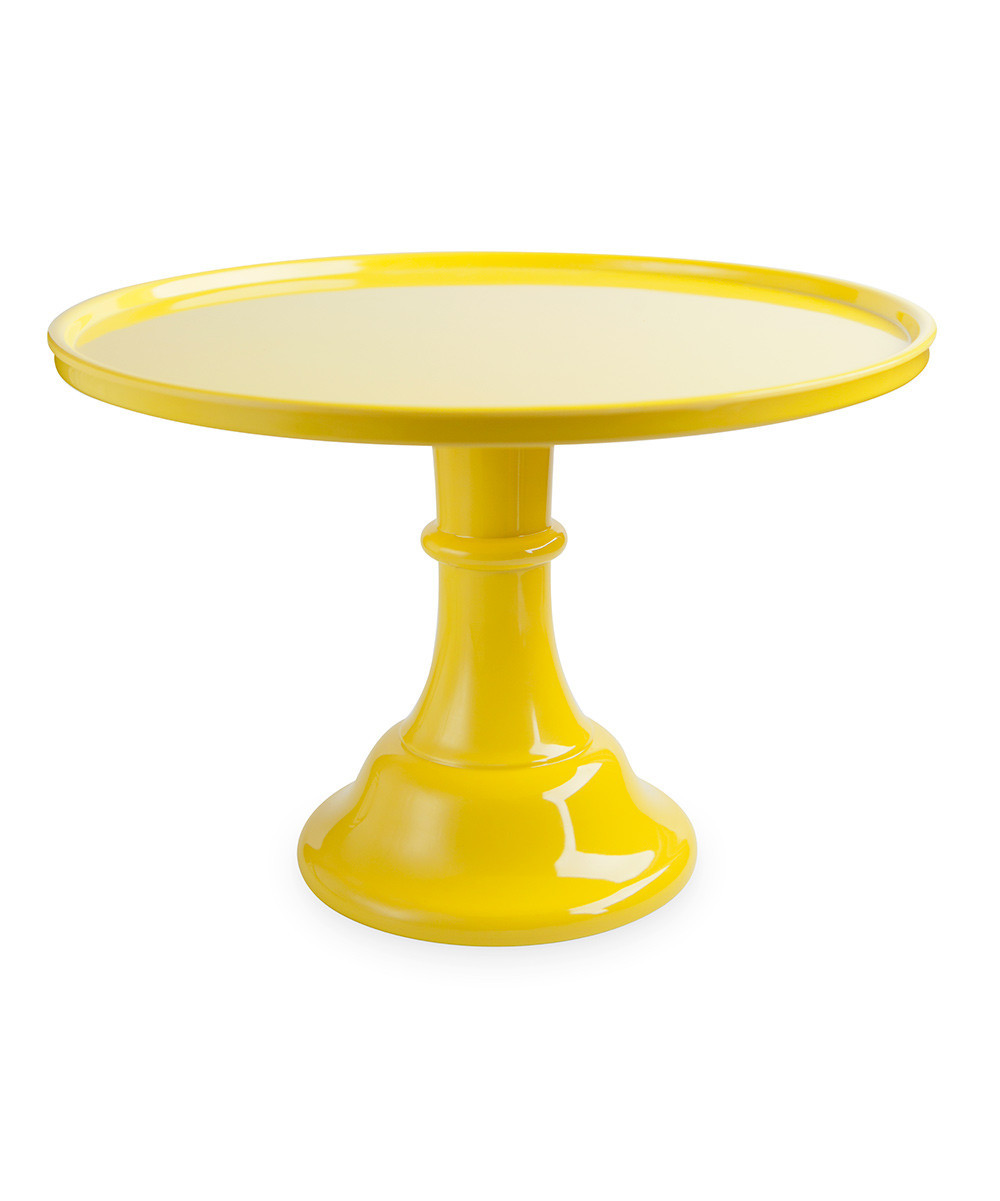 Yellow Melamine Cake Stand | Zulily