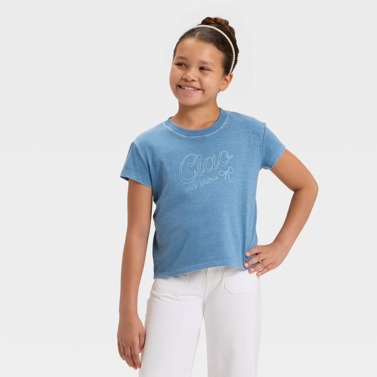 Girls' Short Sleeve Relaxed Fit Graphic T-Shirt - Cat & Jack™ | Target
