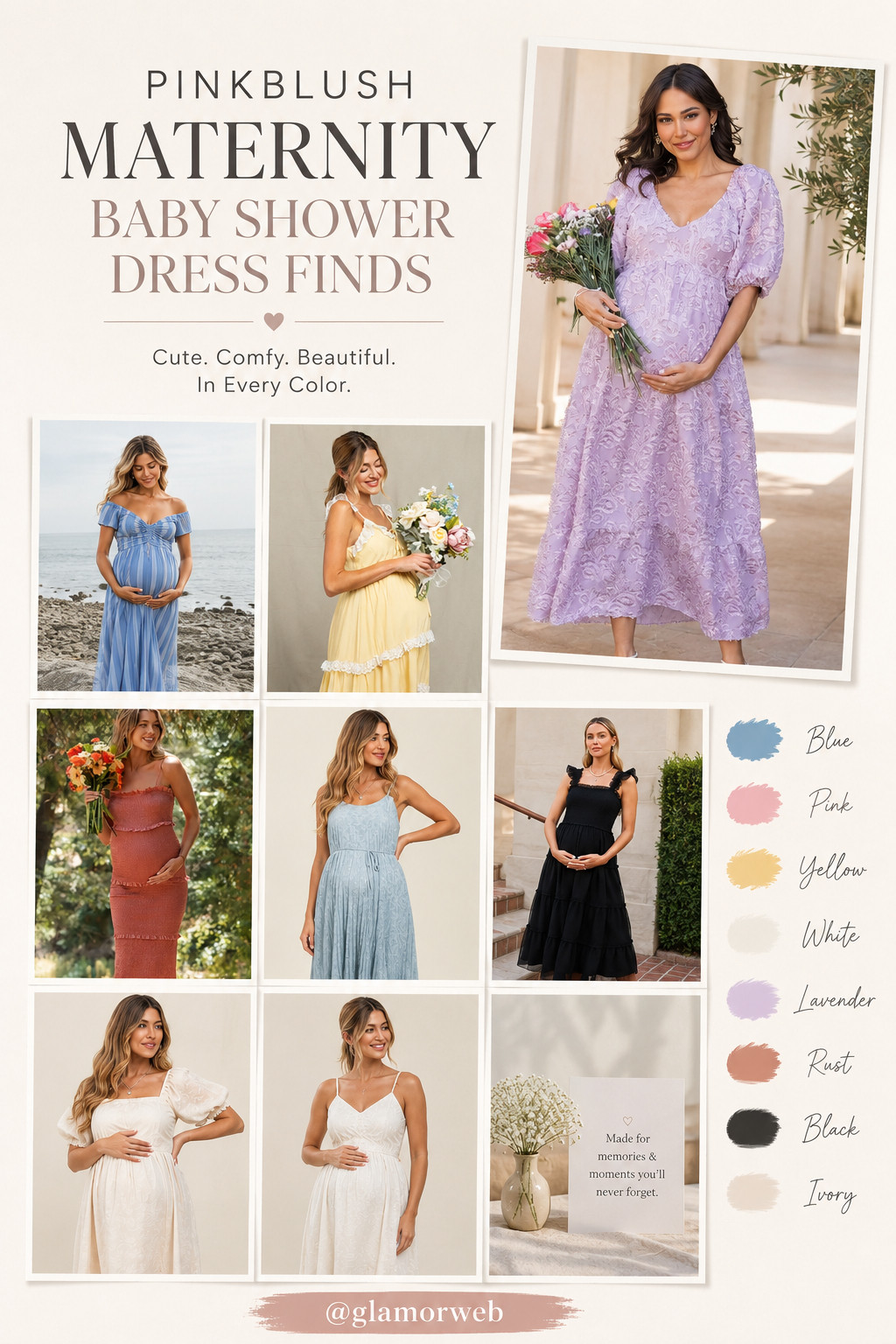 Obsessed is an understatement… these PinkBlush maternity baby shower dresses are literally everything right now 💕 From soft dreamy pastels to bold pretty hues, I found the cutest bump-friendly dresses in blue, pink, yellow, white, and lavender that feel so comfy yet look so effortlessly beautiful. Whether you’re planning a sweet backyard baby shower, a glam indoor party, or a photoshoot moment, these dresses hug your bump in the most flattering way and give that glowing mama vibe ✨ Flowing fabrics, feminine silhouettes, and that perfect mix of casual + dressy… you’re gonna feel SO pretty in these!!

#PinkBlushMaternity #BabyShowerDress #MaternityStyle #BumpFriendly #MaternityFashion #PregnancyStyle #MomToBe #BabyShowerOutfit #MaternityDress #PastelDress #BlueDress #PinkDress #YellowDress #WhiteDress #LavenderDress #SummerMaternity #MaternityPhotoshoot #MomStyle #PregnancyGlow #FlowyDress #FeminineStyle #CuteOutfits #LTKStyle #LTKFinds #LTKBaby #LTKMaternity #StyleInspo #OutfitInspo #MomLifeStyle #SoftAesthetic #PrettyDresses 

 #LTKSeasonal #LTKBump #LTKWedding