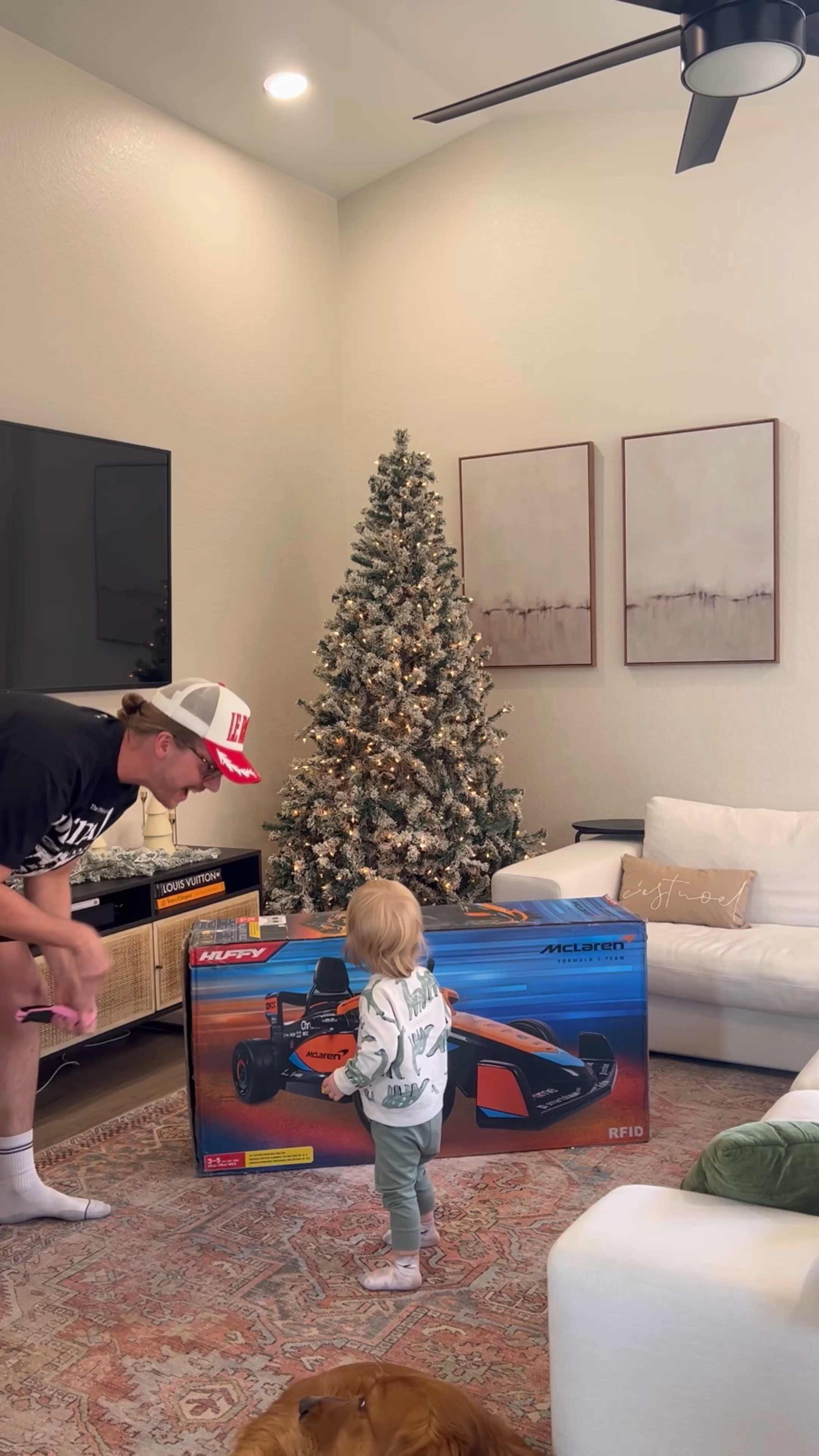 McLaren f1 race car! We got this for my 18 month old and he loves it. Comes with remote control or can be powers through foot pedal. 

#toddlergift #toddlerchristmasgift #walmartfind #walmartfinds #christmasgift #giftguide #toddlergiftguide #christmasguftguide 

#LTKWatchNow #LTKGiftGuide #LTKHoliday