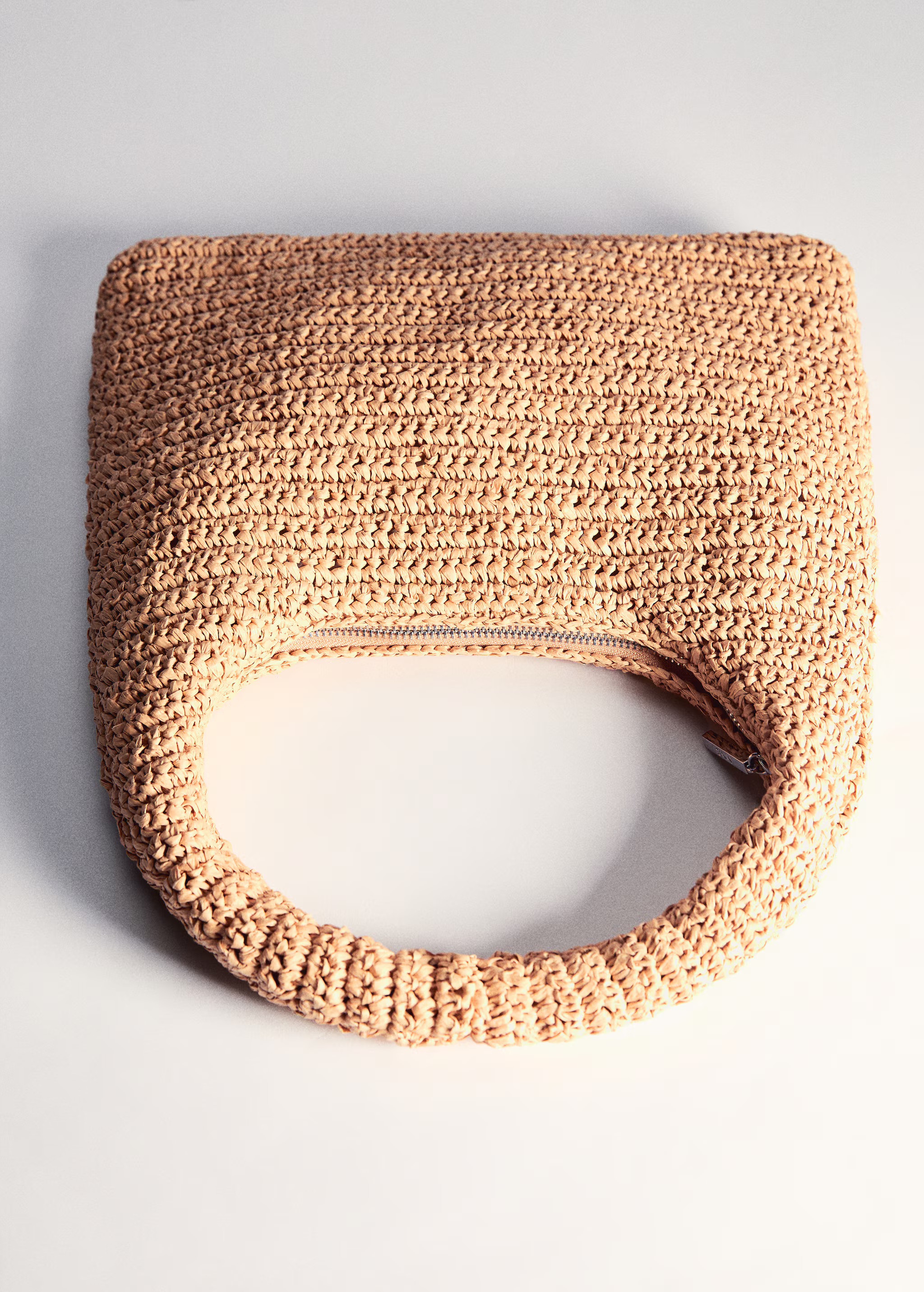 Natural fibre shoulder bag - Women | MANGO USA | Mango (US/MX/AU)