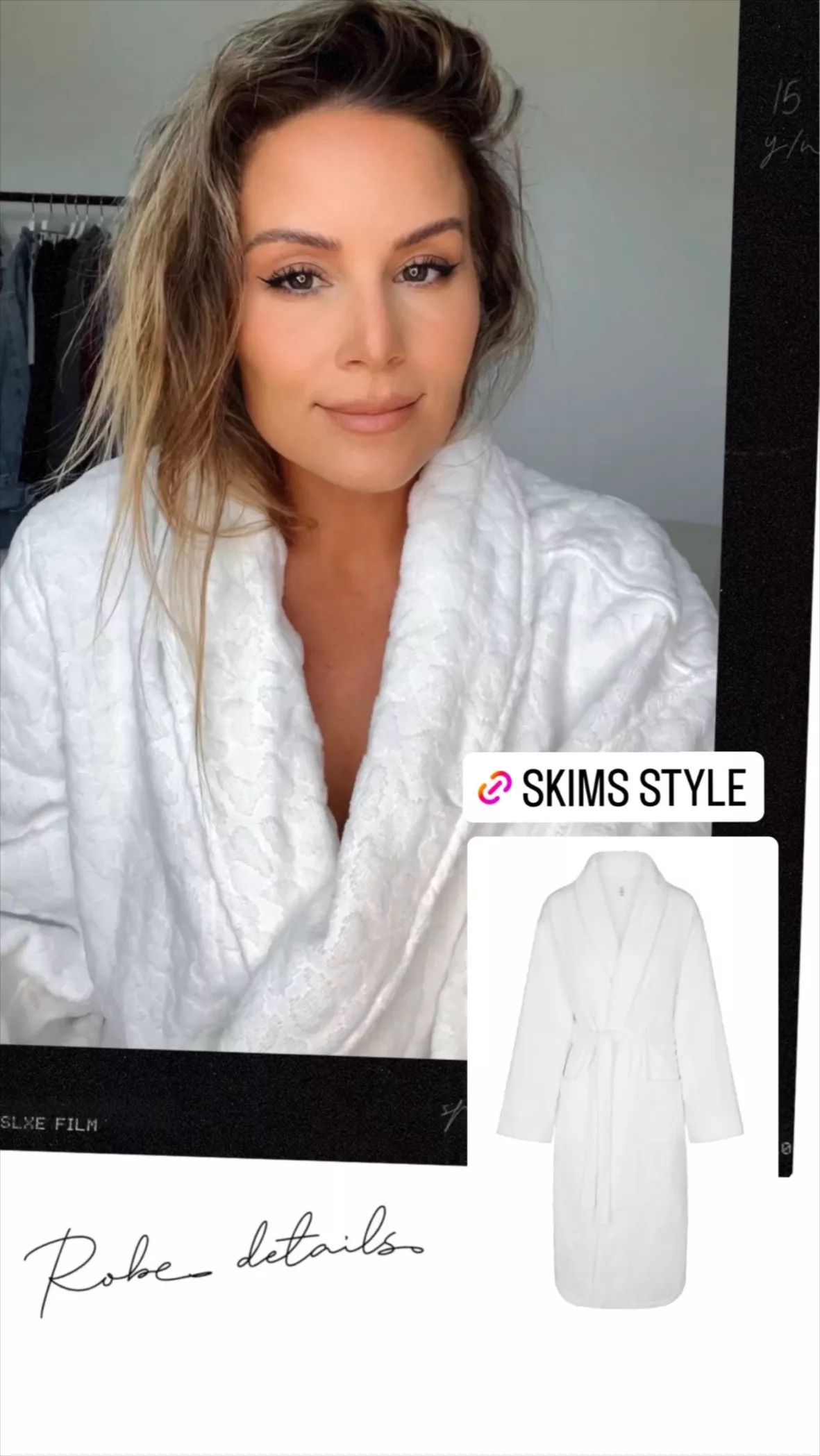 SKIMS SPATERRY ROBE$148 curated on LTK