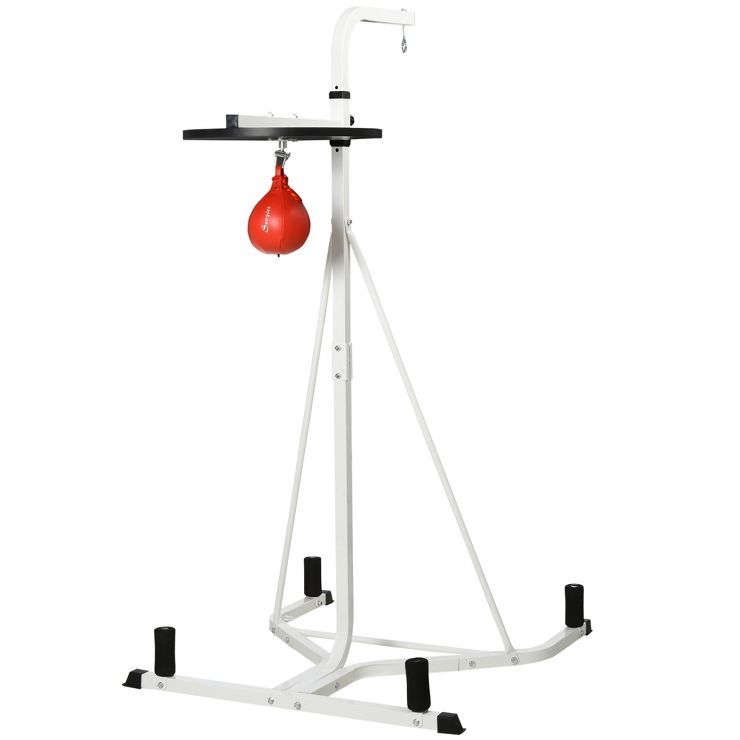 Soozier Free-Standing Speed Bag Platform Station Boxing Stand Heavy Duty Frame White | Target