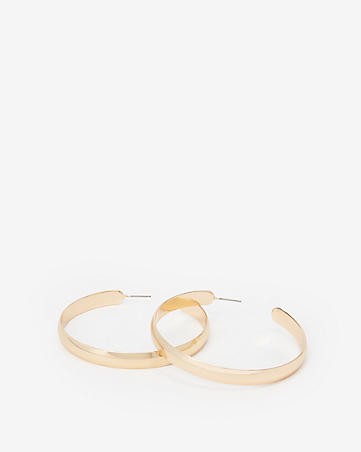 Thick Hoop Earrings | Express