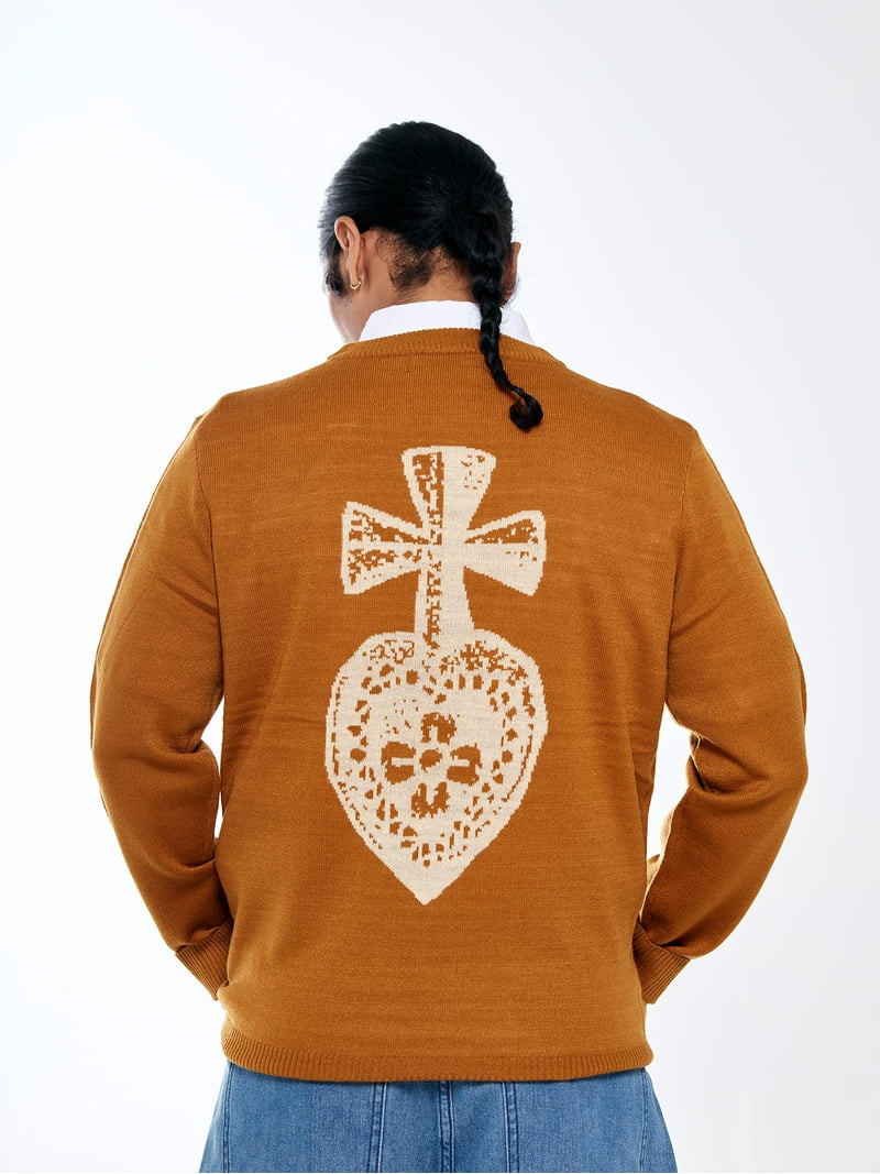 Hija De Tu Madre, Unisex Knit Sweater, Sacred Heart, Sizes XS-3XL | Walmart (US)