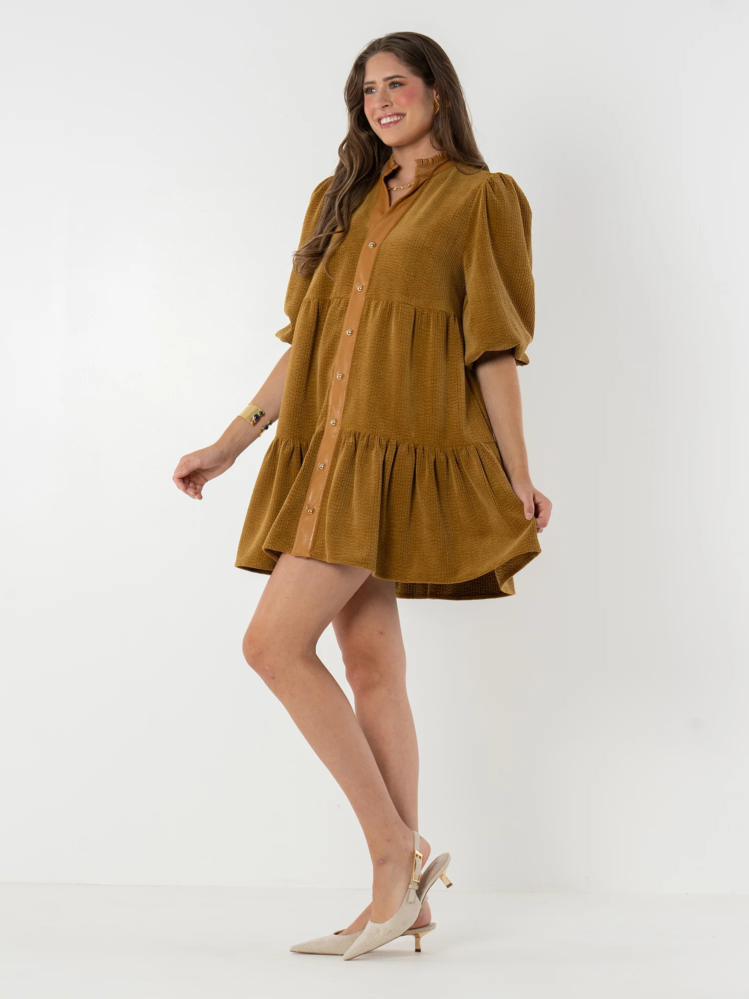 Sadie Dress in Tapenade | Emily McCarthy