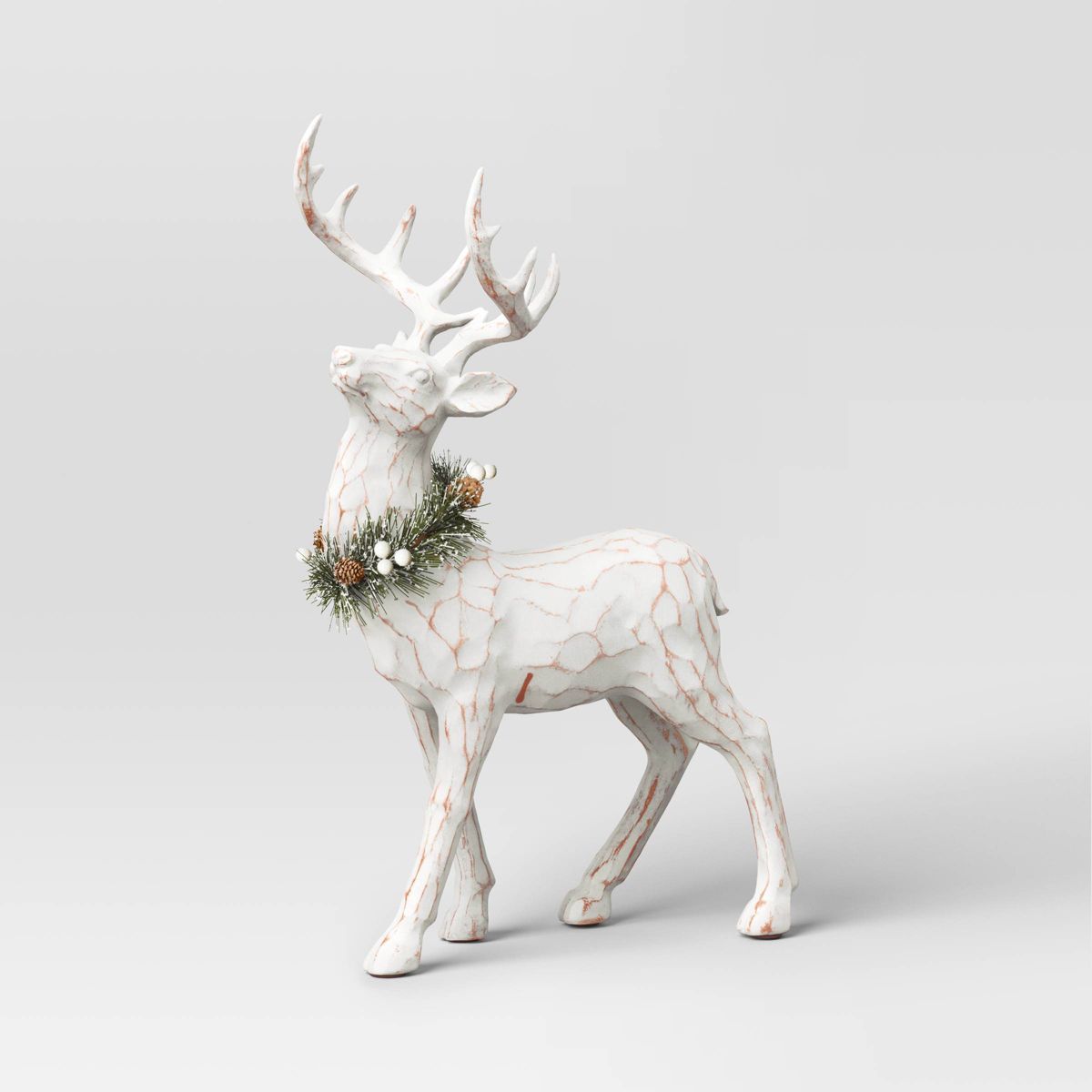 18" Standing Reindeer Animal Christmas Sculpture - Wondershop™ White | Target