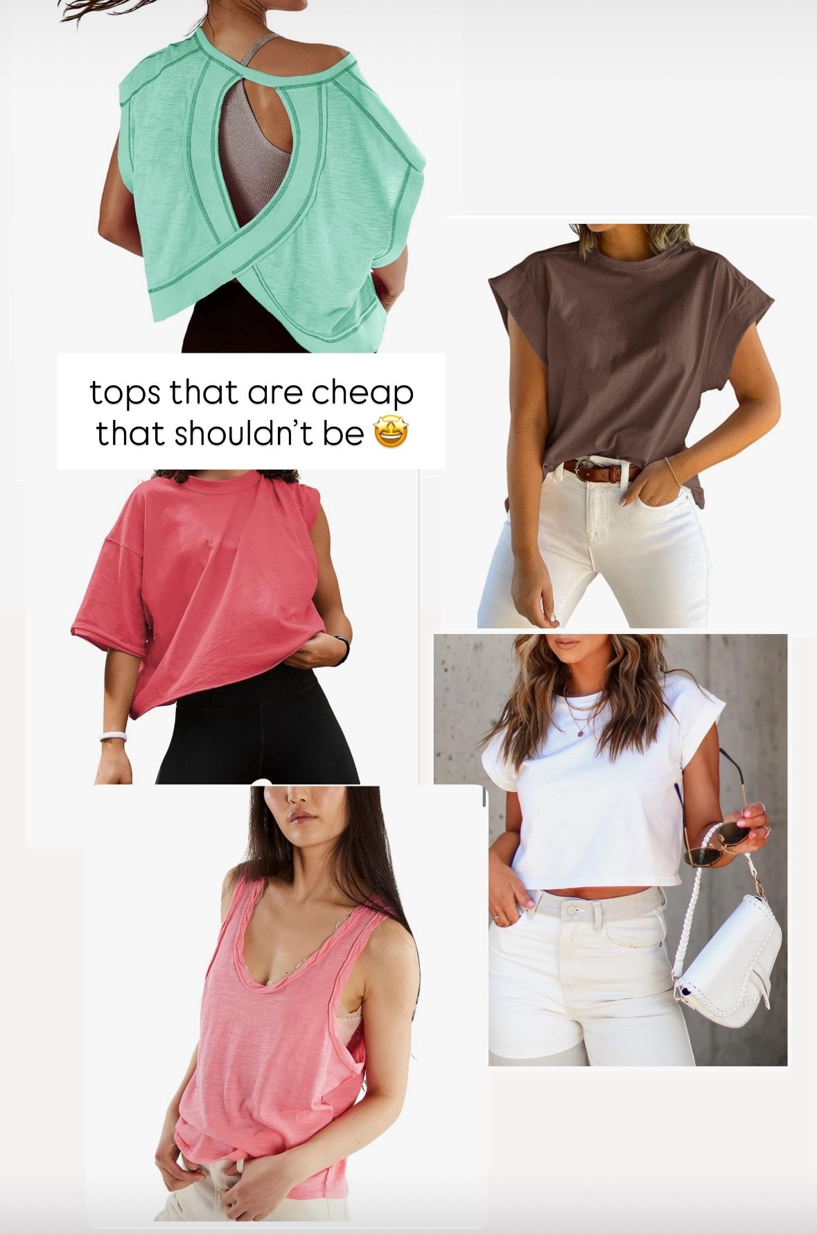 Some of my favorite casual summer tops for the gym, errands & hot summer days + nights! 🫶🏻
Run oversized! 

Summer tops, women’s tops, under $50, summer style, tees, tanks, oversized tanks, oversized tees, cropped tee, gym clothess


#LTKFindsUnder50 #LTKStyleTip #LTKFindsUnder100