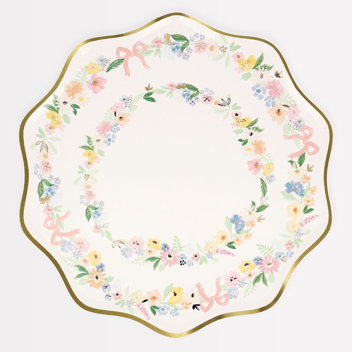 Meri Meri Elegant Floral Dinner Plates (Pack of 8) | Target