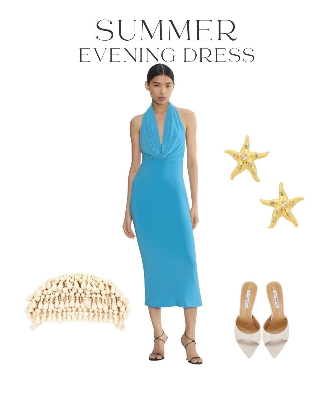 Turn heads this season with the perfect summer evening dress—a turquoise halter midi that’s equal parts effortless and elevated. 

Styled with starfish statement earrings, a beaded clutch, and minimalist heels, this look brings a playful ocean-inspired vibe to your warm-weather wardrobe. Ideal for vacation dinners, coastal weddings, or resort nights out.

Tap to shop the full outfit and elevate your evening style. 

 

#LTKSummerEdit #LTKSeasonal #LTKTravel