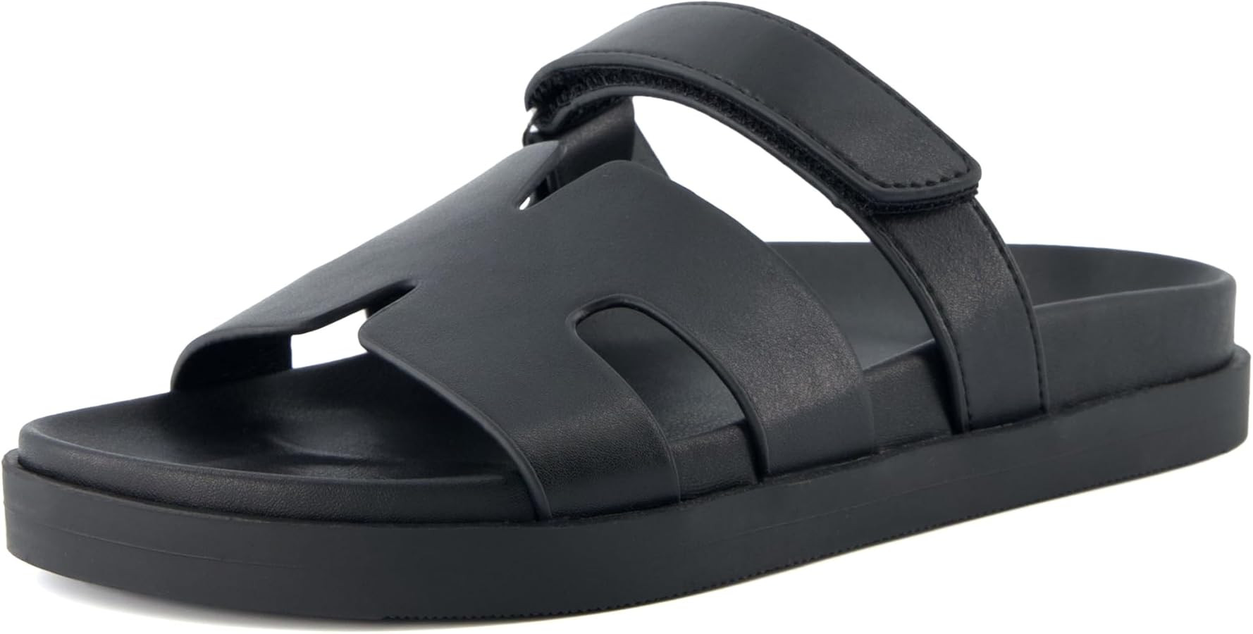 CUSHIONAIRE Estate Womens Sandals with Cut-Out Band & Adjustable Strap with Memory Foam, Summer S... | Amazon (US)