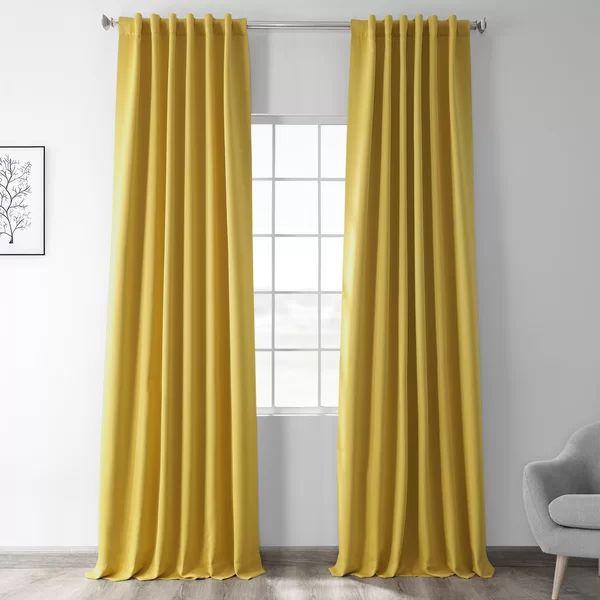 1. Select Curtain Color: Solarium Yellow | Wayfair North America