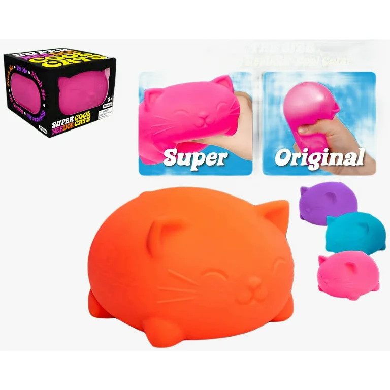 NeeDoh The Groovy Glob Super Cool Cats Stress Ball (1 RANDOM Color) | Walmart (US)