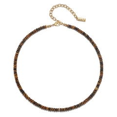 Tiger's Eye Color Karma Necklace | Sequin