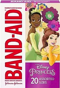 Band-Aid Brand Adhesive Bandages for Minor Cuts & Scrapes, Wound Care Featuring Disney Princess C... | Amazon (US)