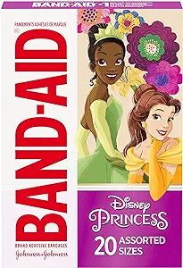 Band-Aid Brand Adhesive Bandages for Minor Cuts & Scrapes, Wound Care Featuring Disney Princess C... | Amazon (US)