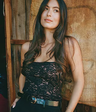 Gianni Bini x Sydney Silverman The Jane Lace Square Neck Sleeveless Cami Top | Dillard's | Dillard's