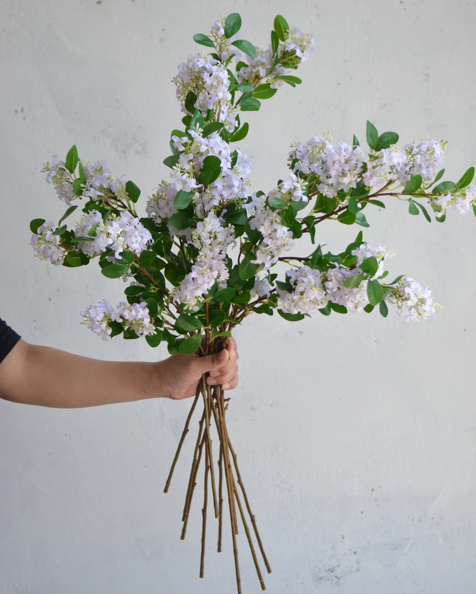 30 Light Purple Fake Lilacs Flower Branch, Faux Spring Flower Stem, Centerpieces Floral Wedding/h... | Etsy (US)