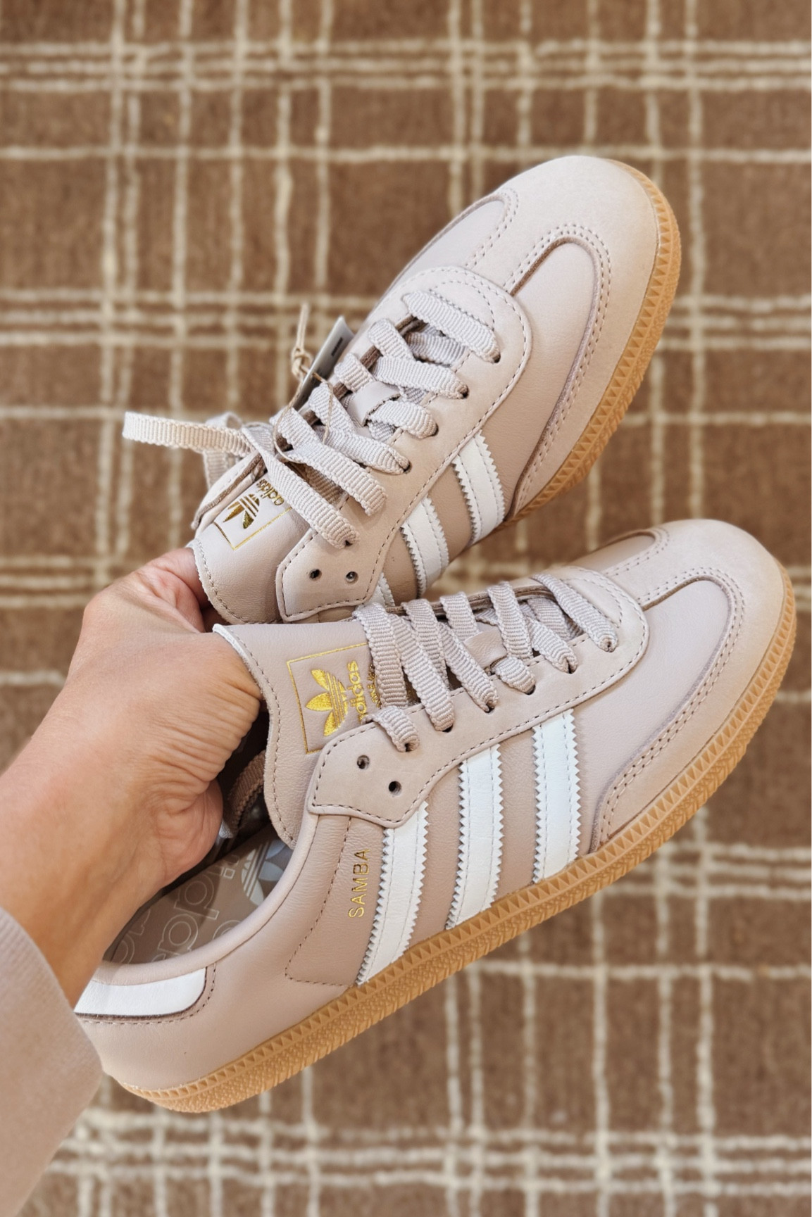 adidas gazelle silver green womens Adidas Womens Samba OG Shoes – Extra Butter main image 0