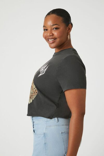 Plus Size Def Leppard Cropped Tee | Forever 21