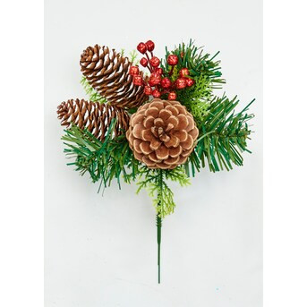 Worth Imports Pine Cone And Berry Pick, Set Of 12 | Lowe's