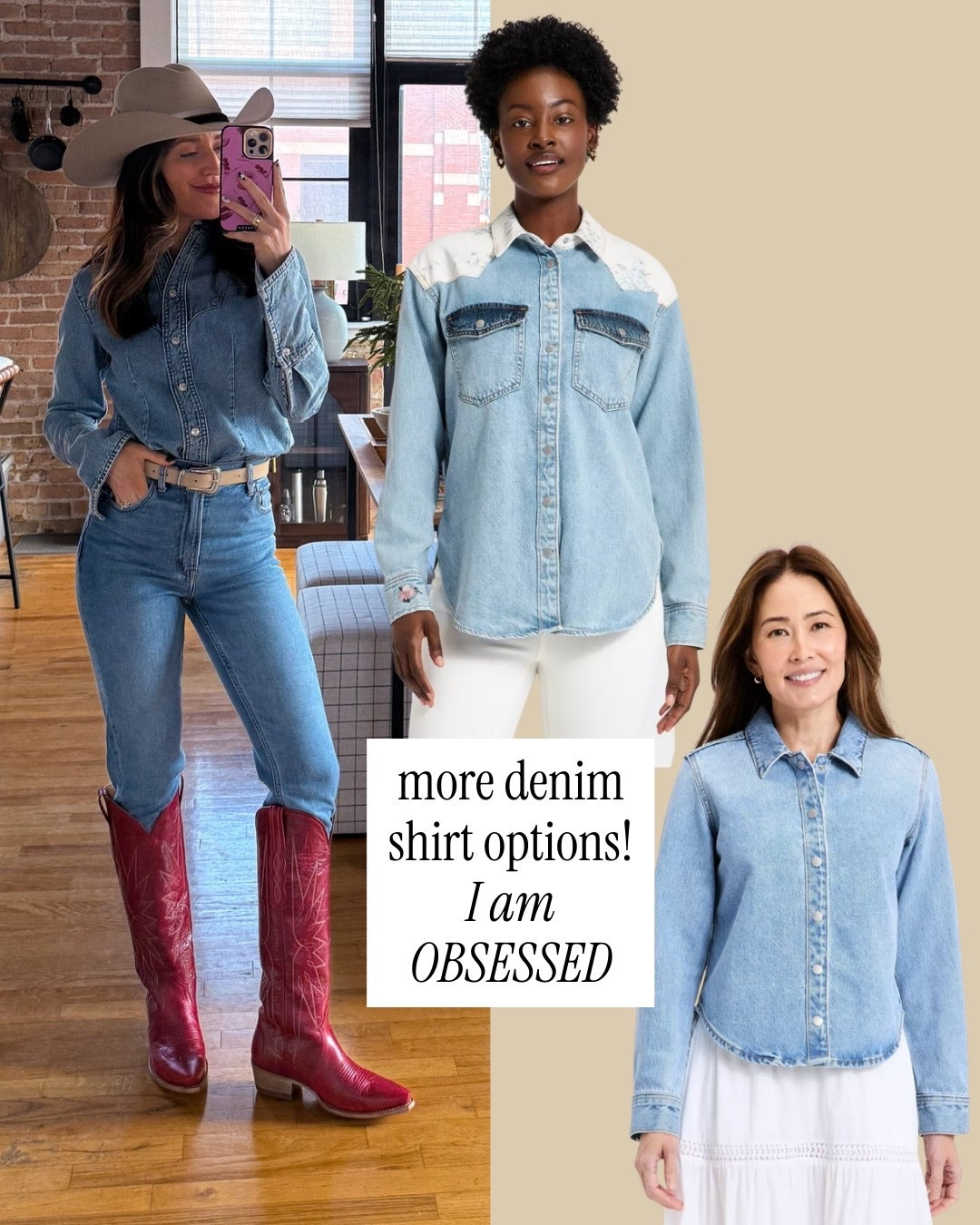 Target denim shirts have my heart! My go to for country concerts outfits and truly just my typical week day uniform with leggings, etc! 

#LTKspring #LTKspringtrends