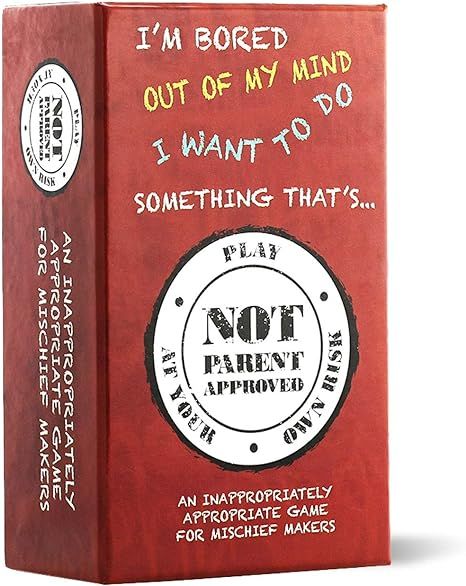 Not Parent Approved: A Fun Card Game and Gift for Kids 8-12, Tweens, Teens, Families and Mischief... | Amazon (US)