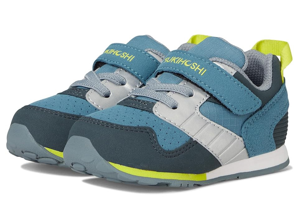 Tsukihoshi Kids Racer (Toddler/Little Kid) Boys Shoes Sea/Lime : 8.5 Toddler M, Synthetic/Textile | Zappos