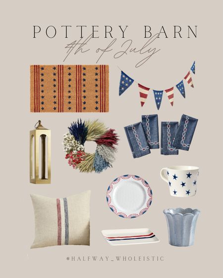 4th of July home decor and outdoor dining finds at Pottery Barn 🇺🇸

#summer #patio #backyard #frontporch #patriotic 

#LTKhome #LTKsalealert #LTKSeasonal