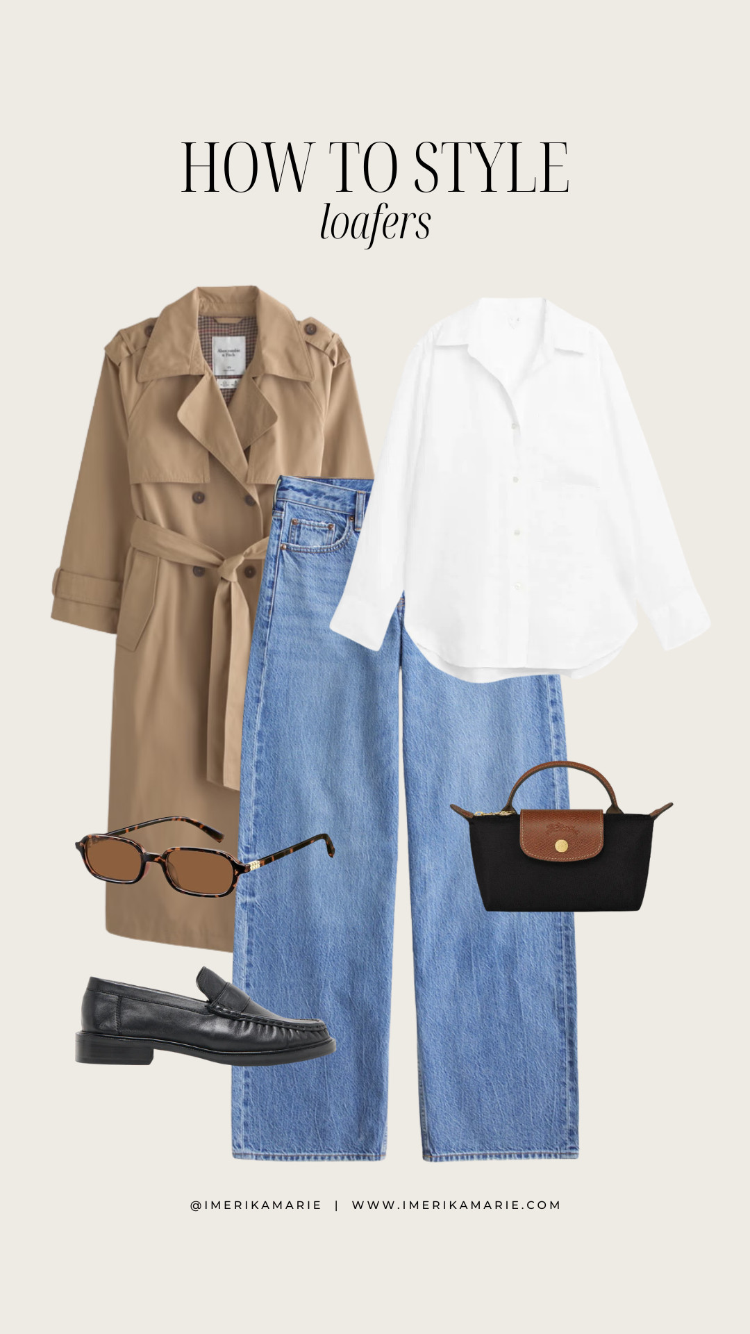 How to Style Loafers. Loafers. Winter Outfit. trench coat. jeans. white button up. casual outfit. 

 

#LTKSeasonal #LTKPetite #LTKFindsUnder100