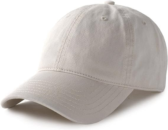 FURTALK Men and Women Vintage Washed Distressed Cotton Baseball Cap Plain Blank Adjustable Classi... | Amazon (US)