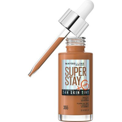 Maybelline Super Stay 24HR Skin Tint Foundation Serum with Vitamin C - 355 - 1 fl oz | Target